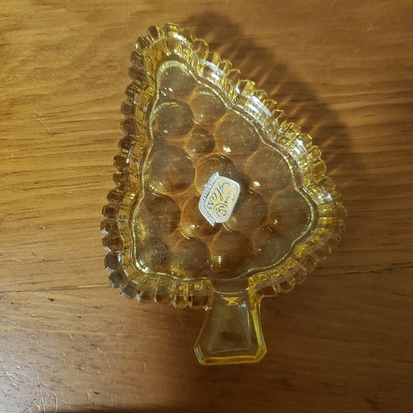 🌿2/$20 Set of 4 Bohemia Glass tree trinket dishes - Picture 9 of 11
